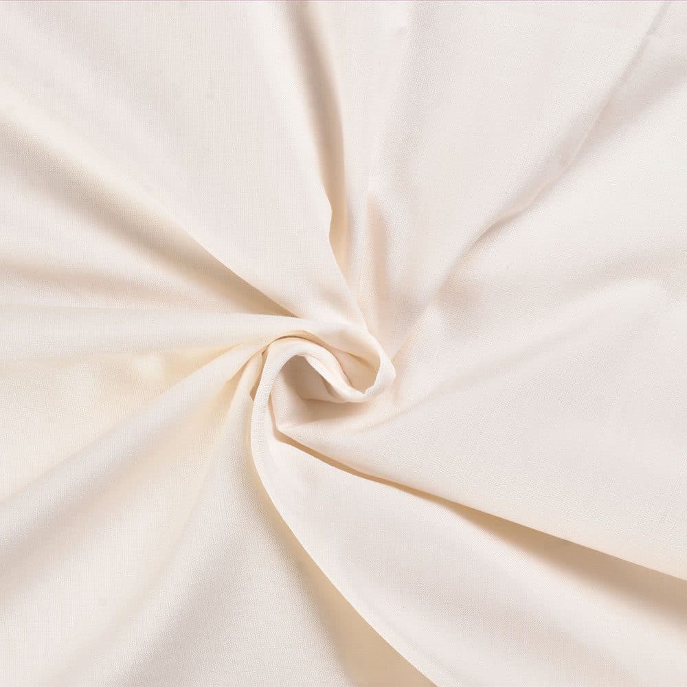 Plain Off-White Corn & Cotton 98 GSM Handwoven Fabric
