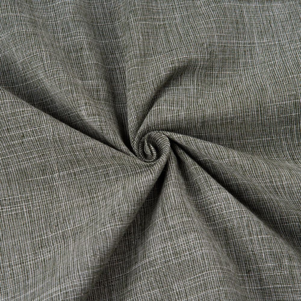 Chambray Grey Pure Cotton 100 GSM Handwoven Fabric