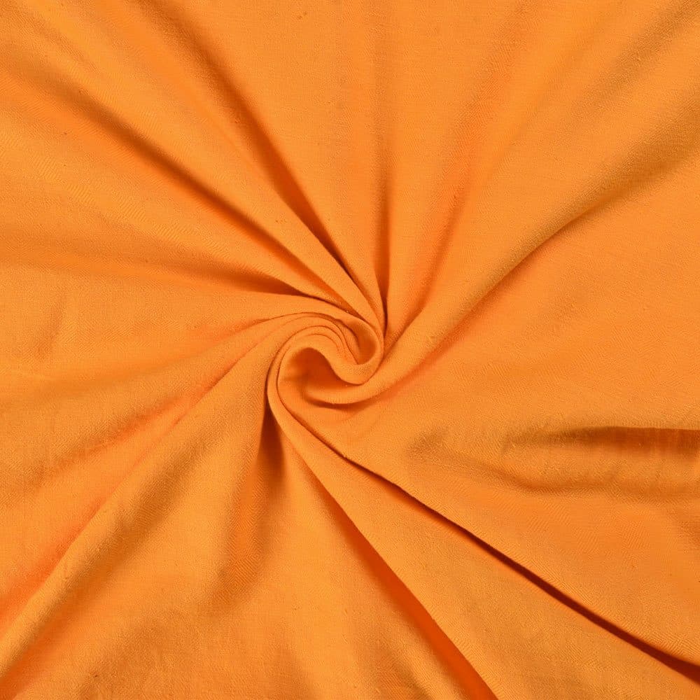 Yellow Diamond Twill Khadi Cotton 120 GSM Fabric