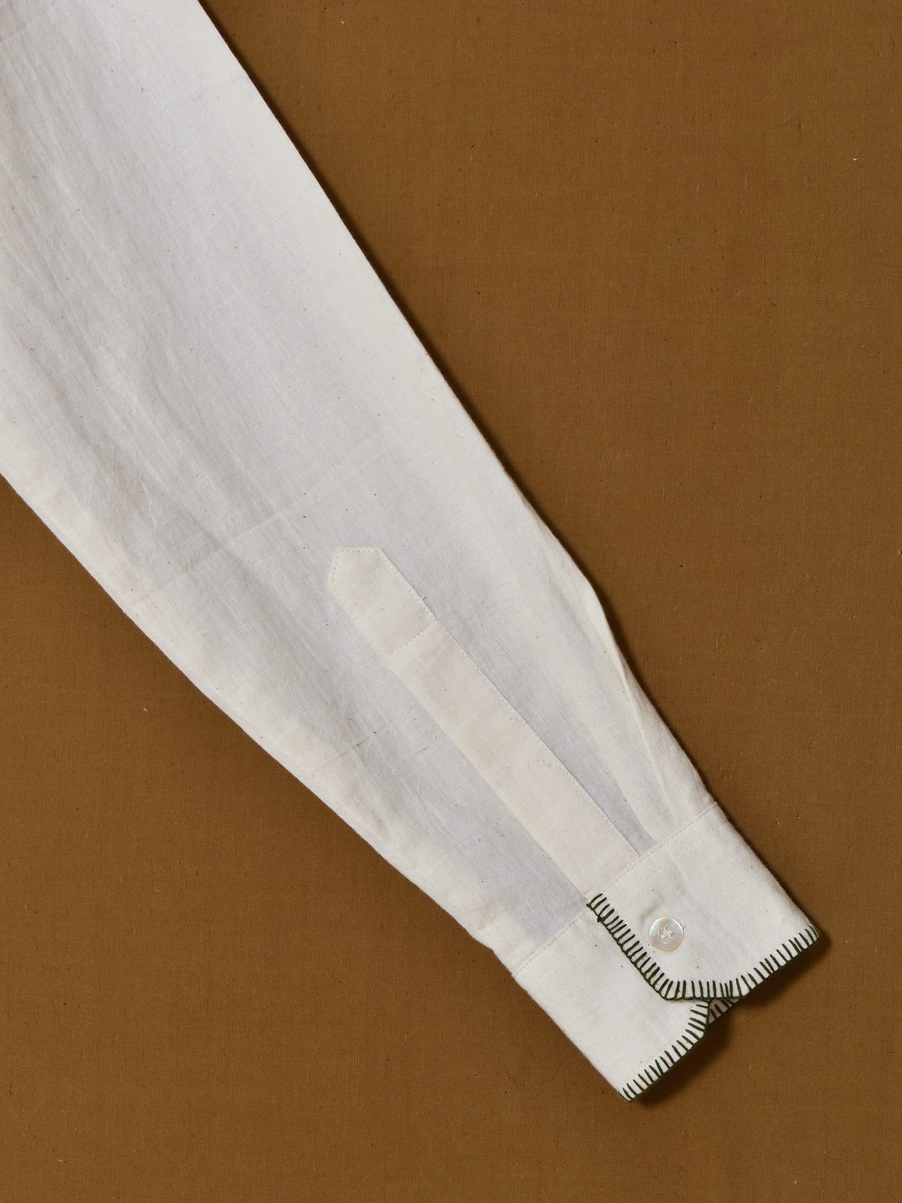 Buttonhole Stitched Embroidered Shirt