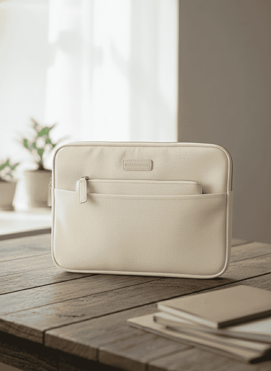Laptop Tote Bag With Front Pouch