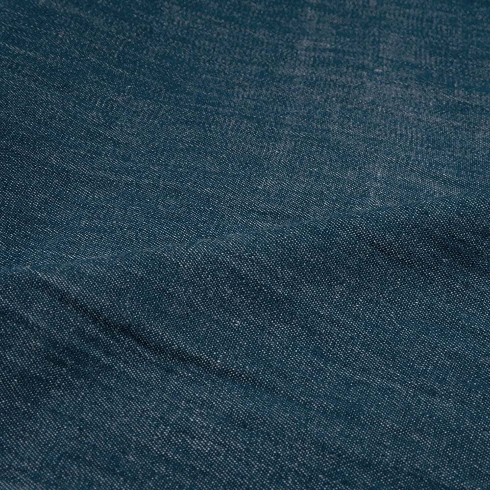 Denim Twill Royal Blue Khadi Cotton 118 GSM Handwoven Fabric