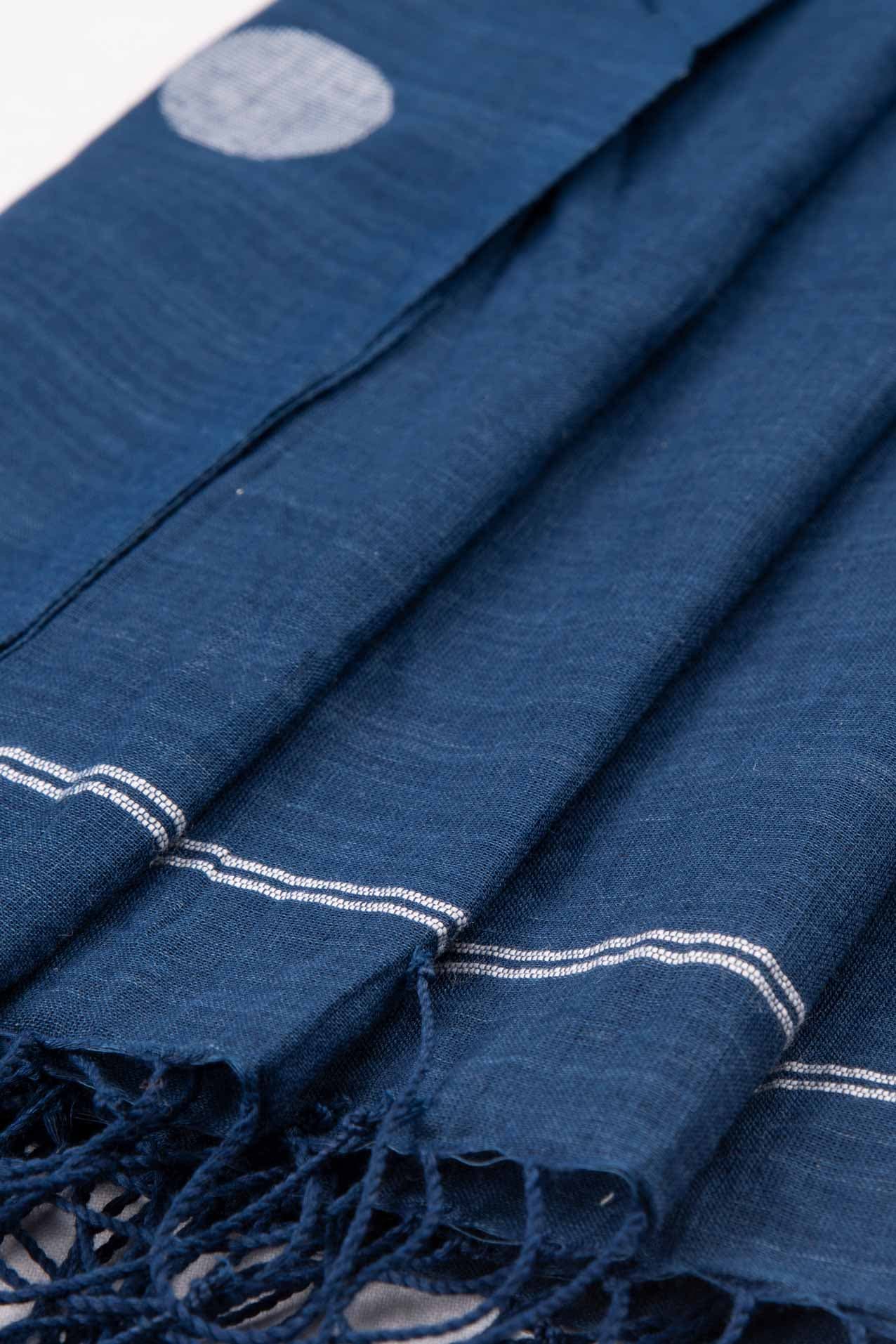Handwoven Blue Scarf