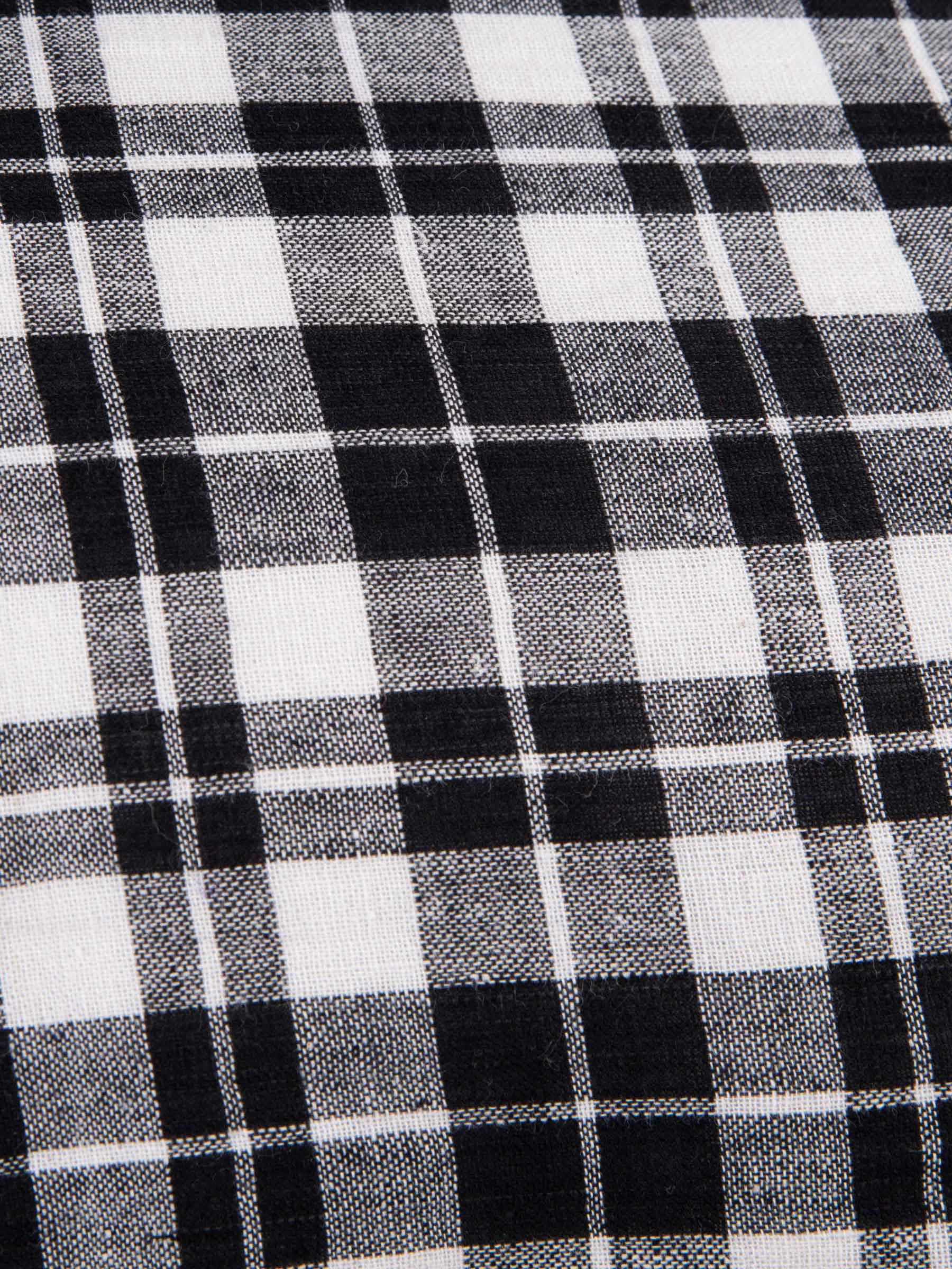 Checks Lumbar Cushion Cover