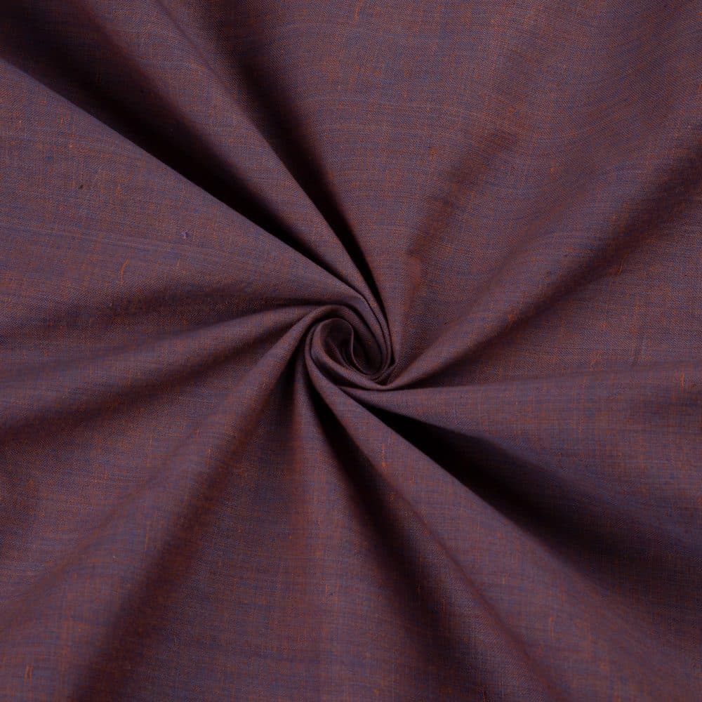 Cross Colour Purple Pure Cotton 92 GSM Handwoven Fabric