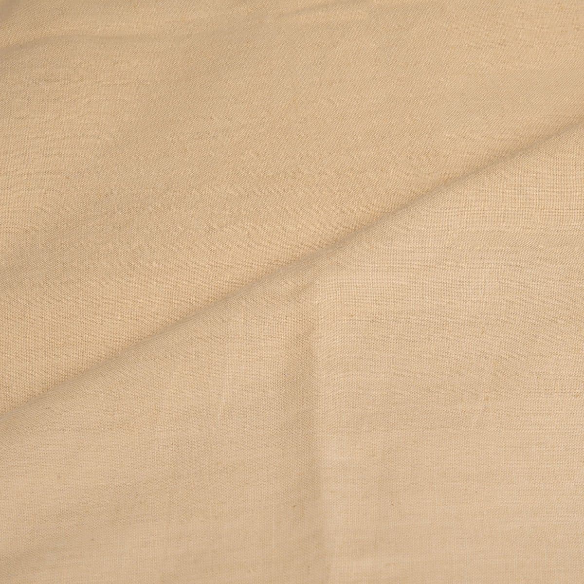 Plain Light Mustard Natural Pomegranate Dyed 115 GSM Cotton Kora Fabric