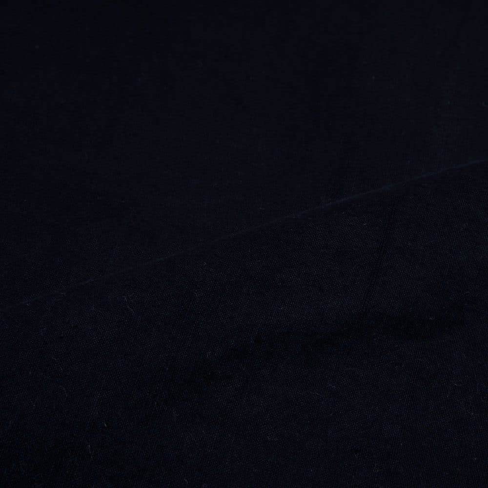 PLAIN BLACK KHADI COTTON FABRIC - 115 GSM HANDSPUN & HANDWOVEN 02