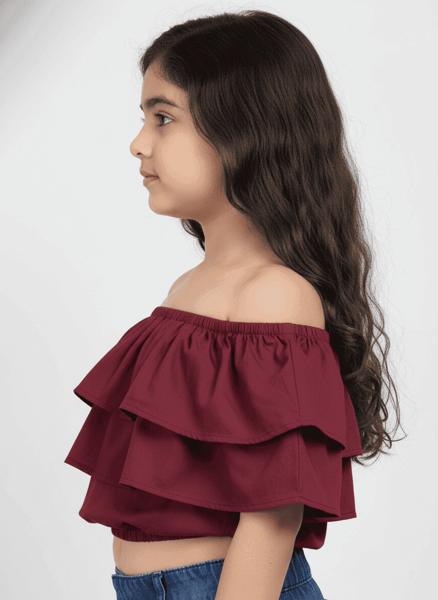 Off-Shoulder Ruffle Top