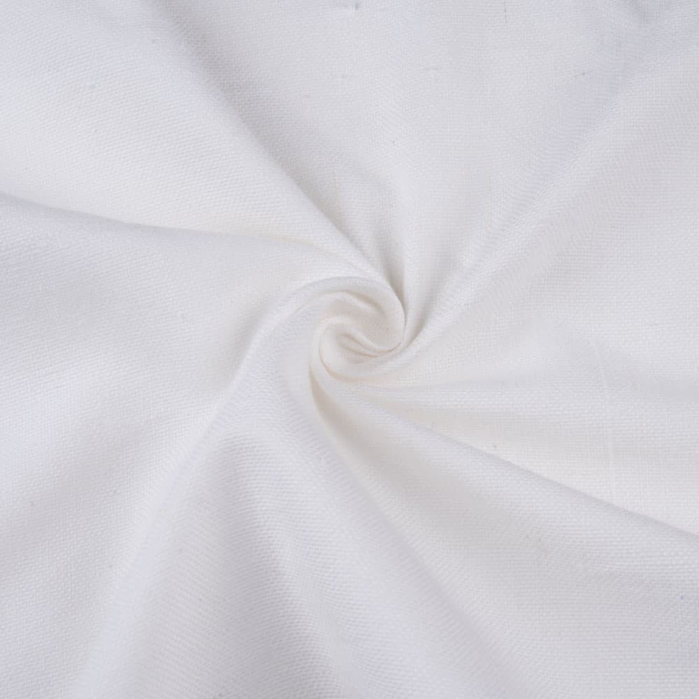 White Handspun & Handwoven Khadi 200 GSM Fabric - Bleached Dyeable 35 Inch Width