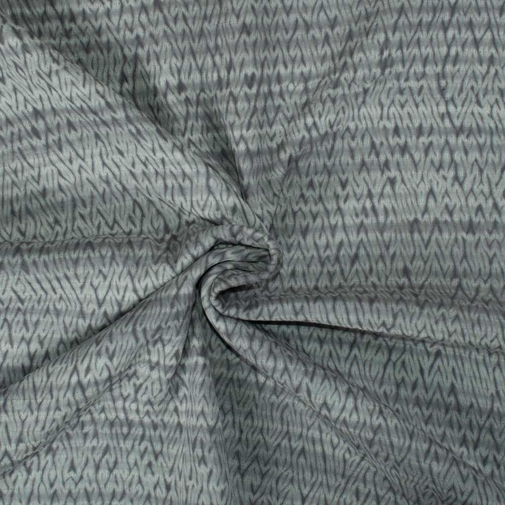 Abstract Grey Shibori 90 GSM Pure Cotton Fabric 81