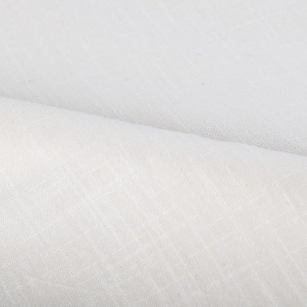 White Pure Cotton 105 GSM Handwoven Fabric - Bleached Dyeable