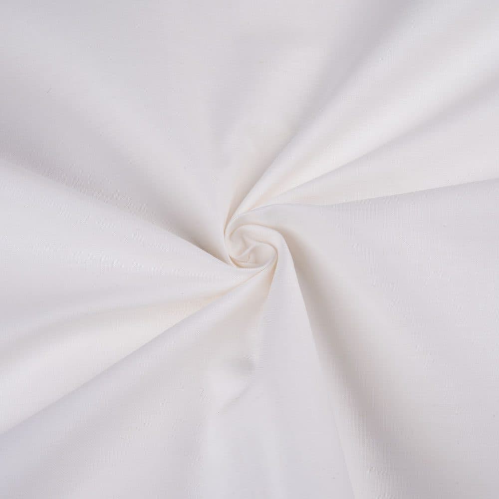 White Mulmul Cotton 147 GSM Fabric - Bleached White Dyeable 36 Inch Width