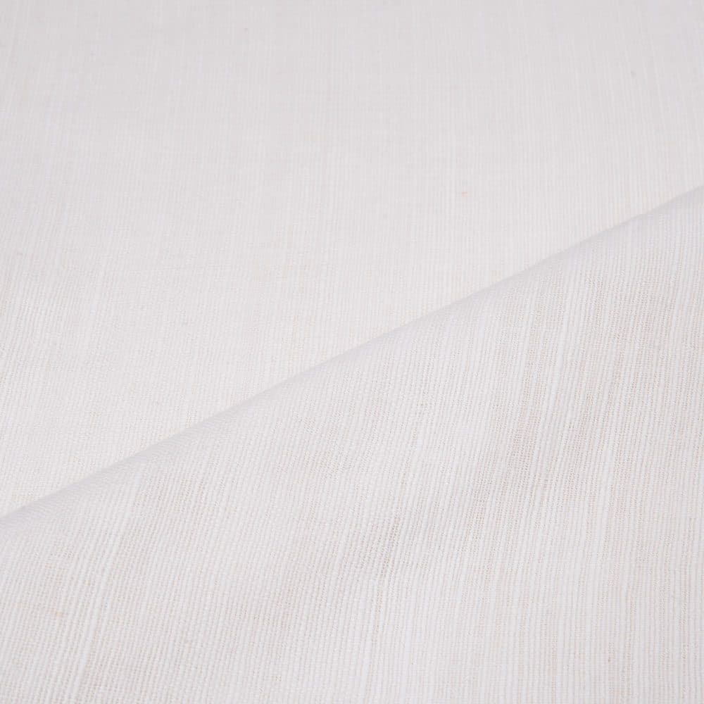 White Khadi Handspun & Handwoven 170 GSM Fabric | Bleached White & Dyeable