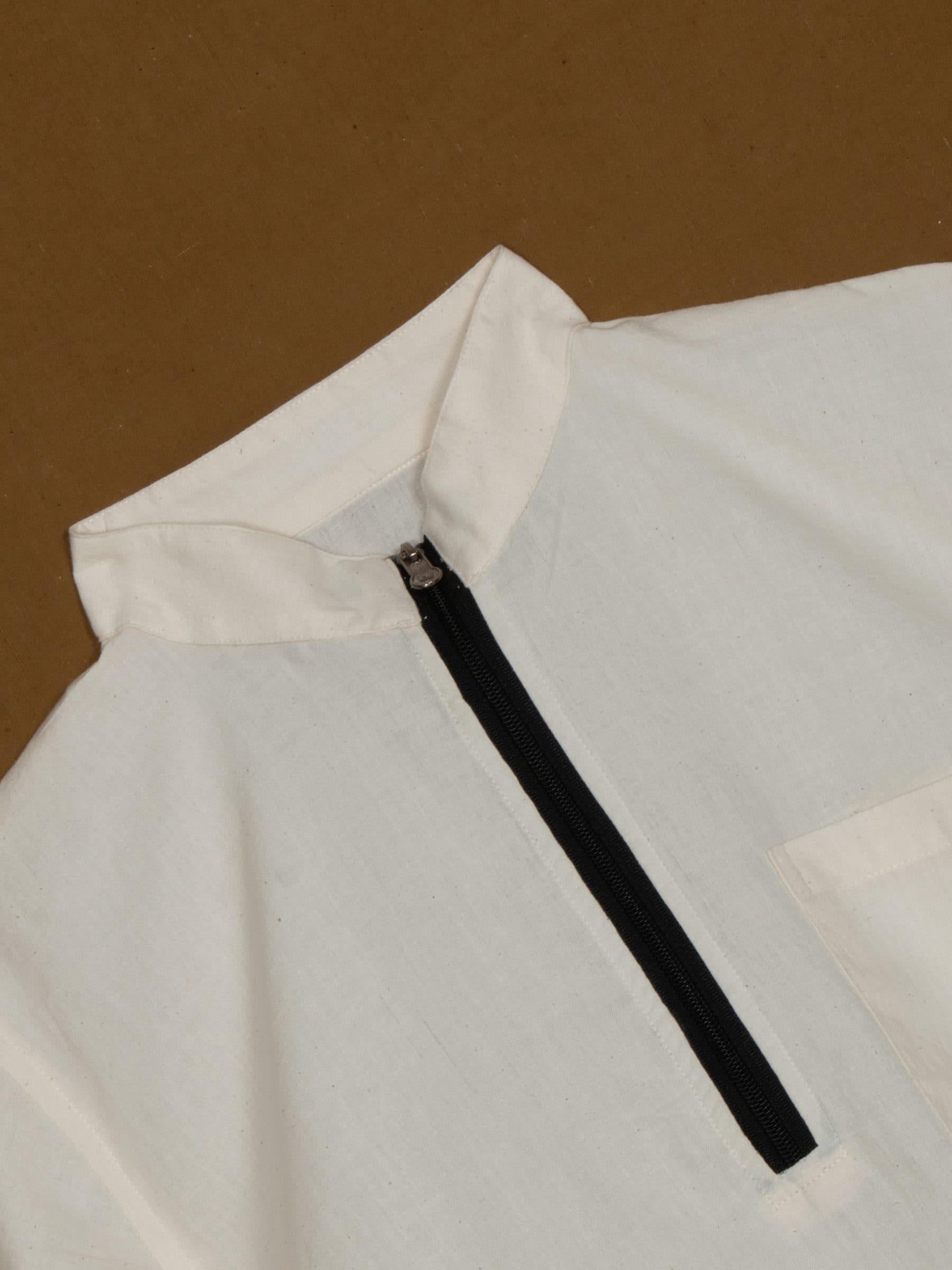 Pop Over Zip-Funnel Neck-Jumper Jacket