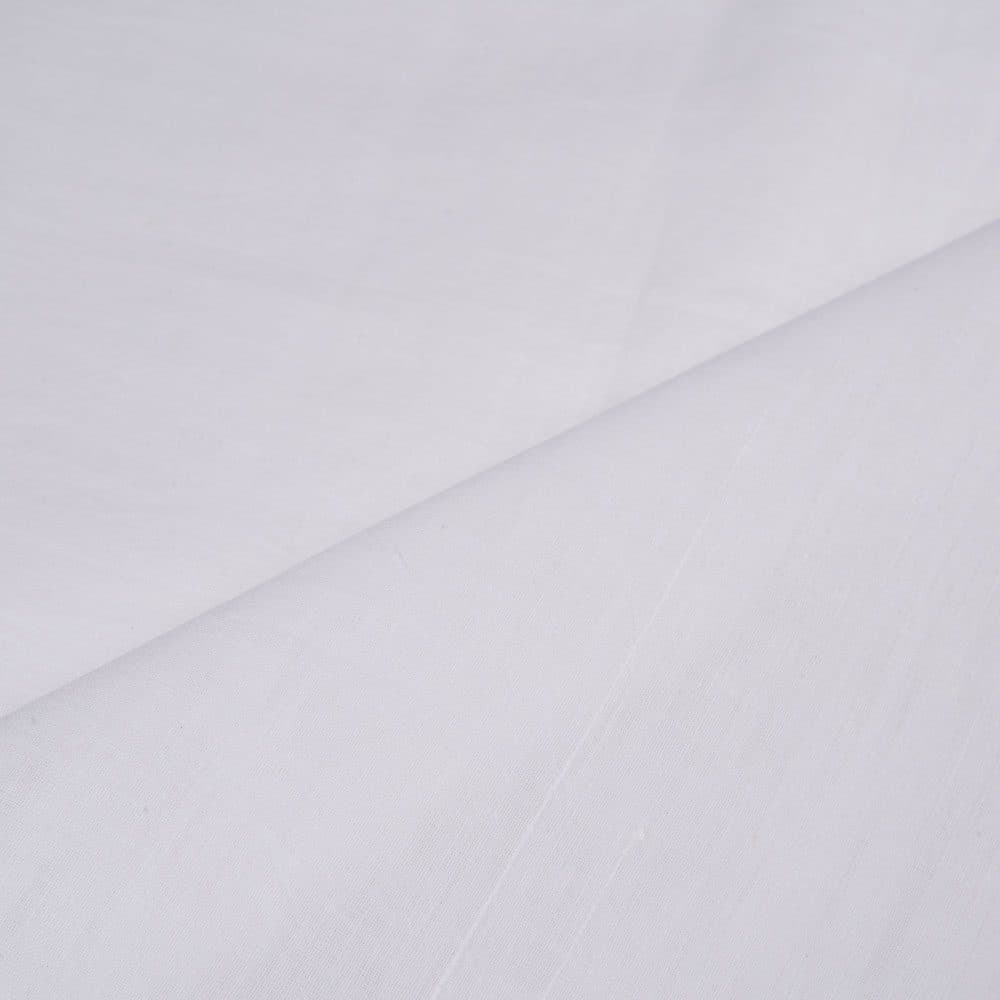 White Muslin Khadi Cotton 105 GSM Fabric - Bleached White & Dyeable 07