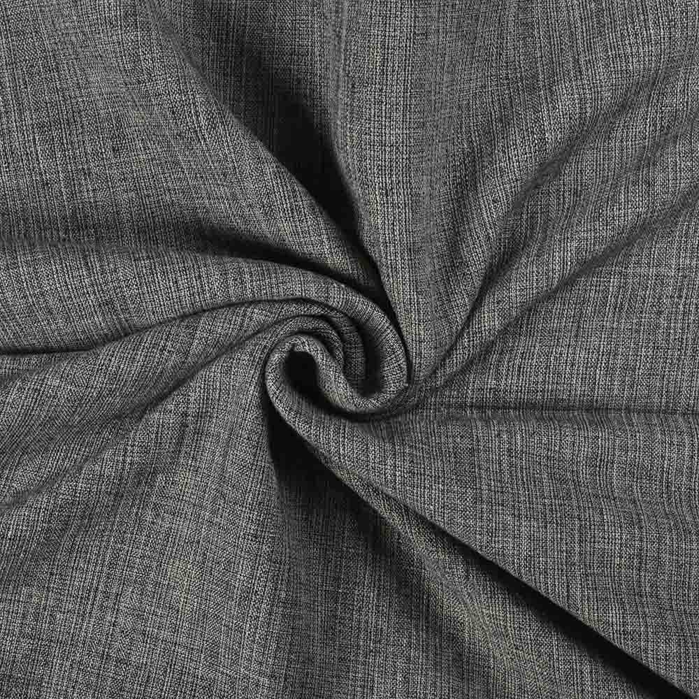 Chambray Dark Grey Pure Cotton 143 GSM Handwoven Fabric