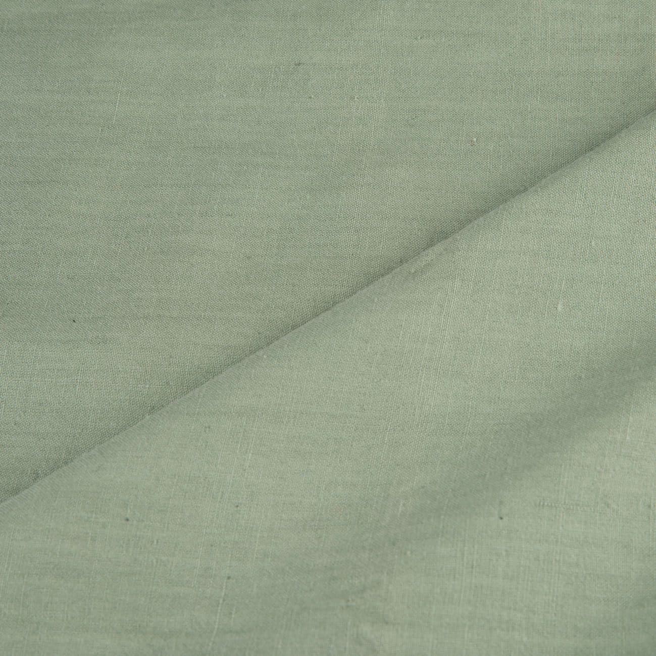 Plain Light Green Natural Mulberry Dyed 115 GSM Handwoven Cotton Kora Fabric