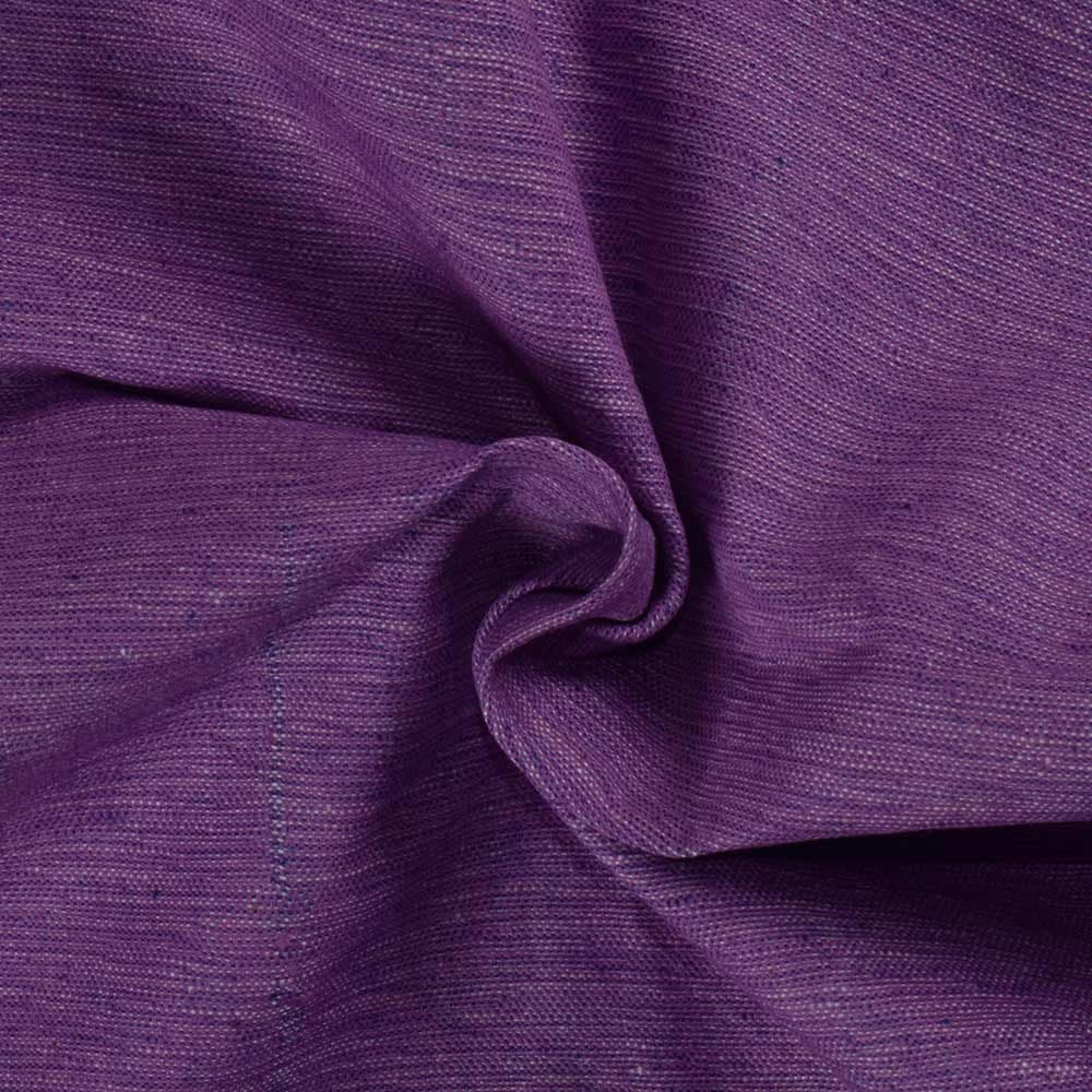 Chambray Lilac Khadi Cotton 158 GSM Handwoven Fabric Mt20