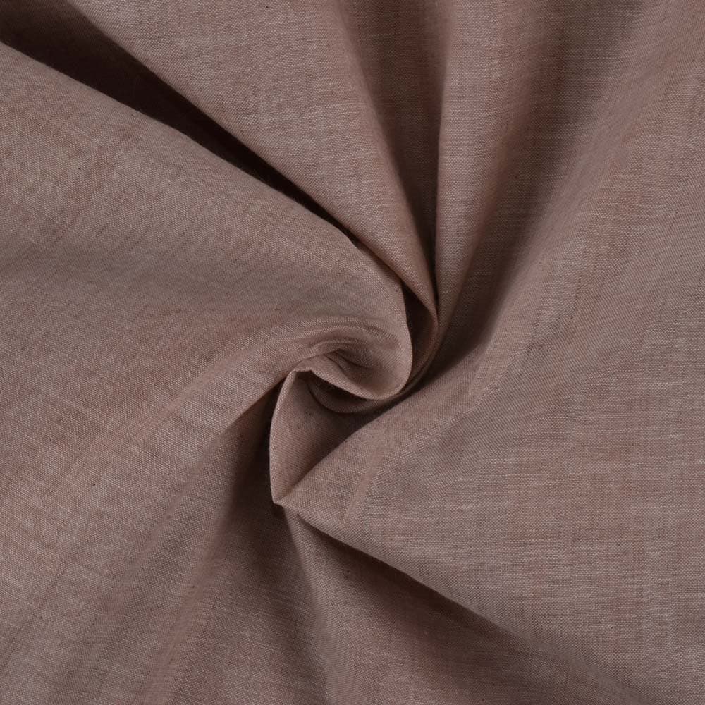 Chambray Grey Khadi Cotton 75 GSM Handwoven Fabric H47