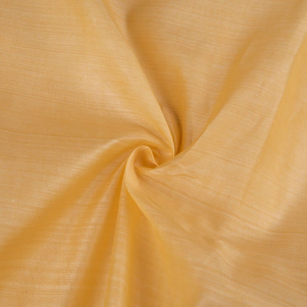 Handspun Tussar Silk Blend 40 GSM Fabric | Natural Colour