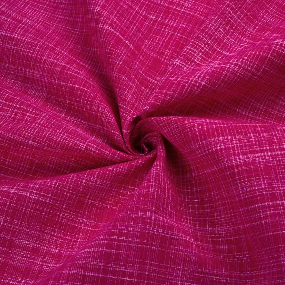 Dark Pink Yarn Tie-Dye Bandhani 90 GSM Pure Cotton Fabric