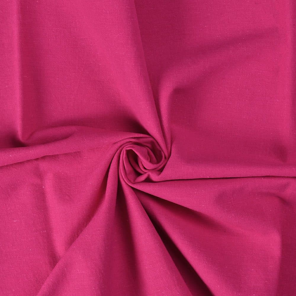 Plain Pink Khadi Cotton 105 GSM Handwoven Fabric