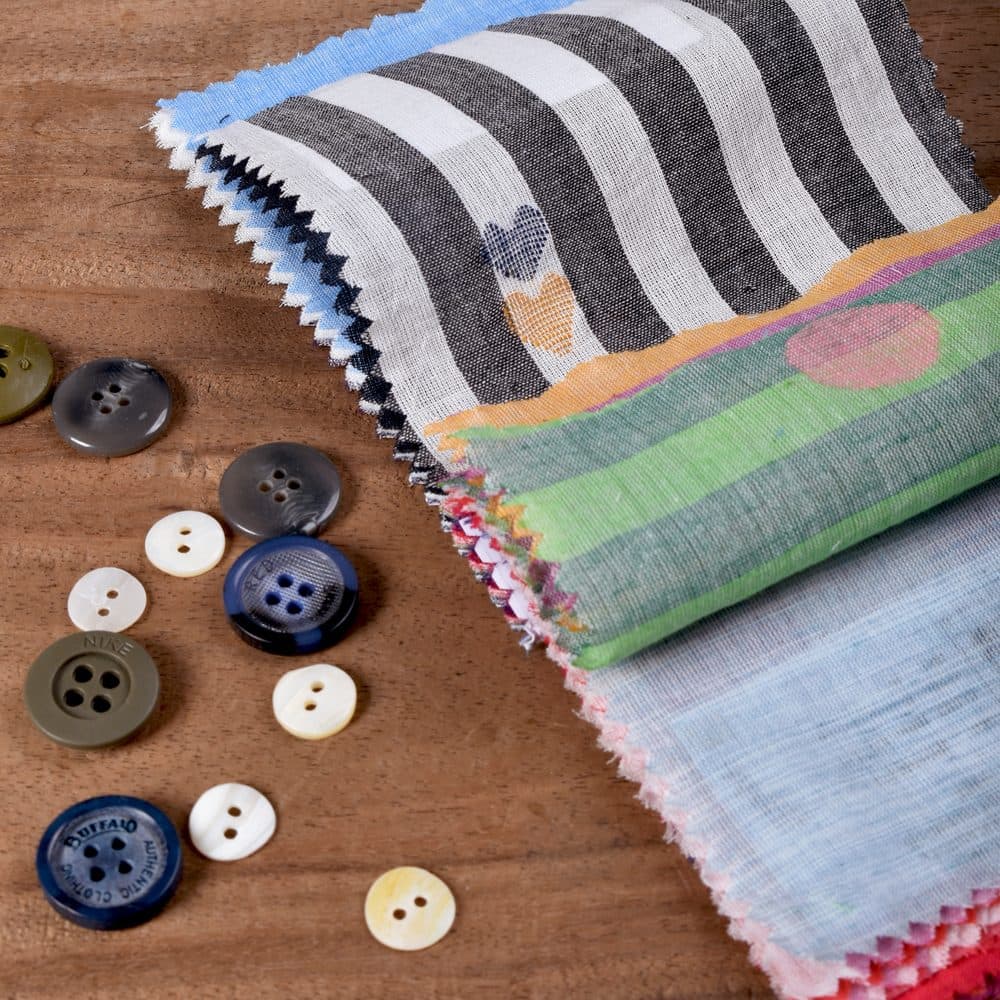 Handwoven Jamdani Fabric Swatches (4 *4 Inch, 40 GSM - 120 GSM, Up to 60 Swatches)