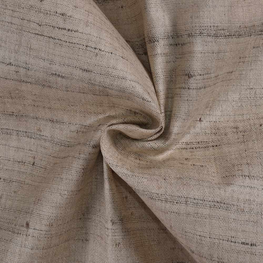 Plain Natural Ketya & Matka Silk 120 GSM Handwoven Fabric 08