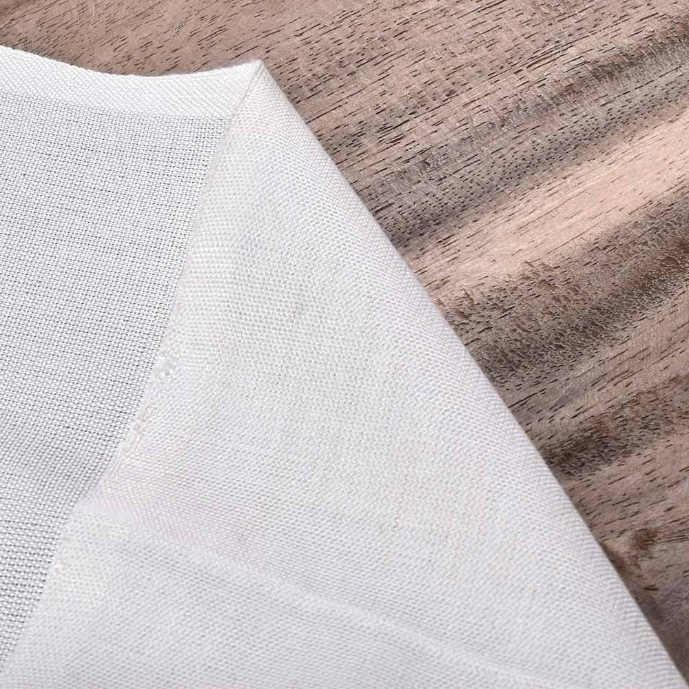 Plain White Pure Bamboo 140 GSM Handwoven Fabric