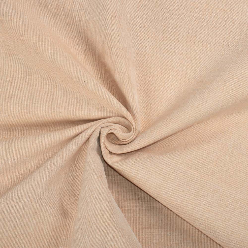 Chambray Khaki Khadi Cotton 125 GSM Handwoven Fabric 48