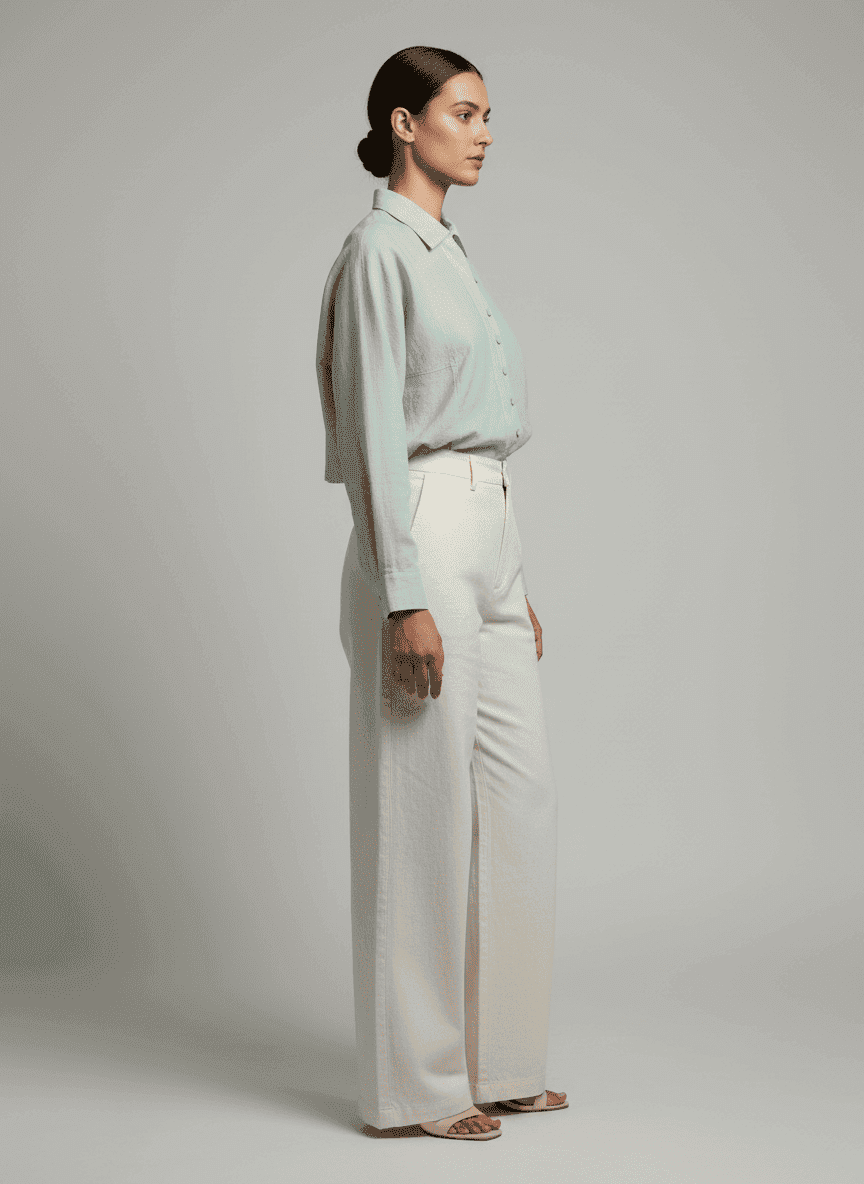 Crop Panel Shirt