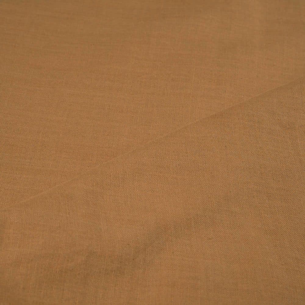 Plain Brown Cotton 92 GSM Handwoven Fabric