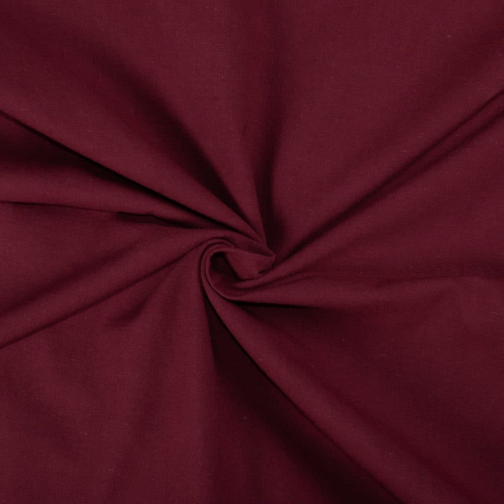 Plain Maroon Khadi Cotton 159 GSM Handwoven Fabric