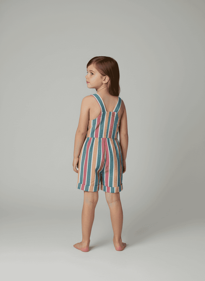 Kids Multicolored Romper