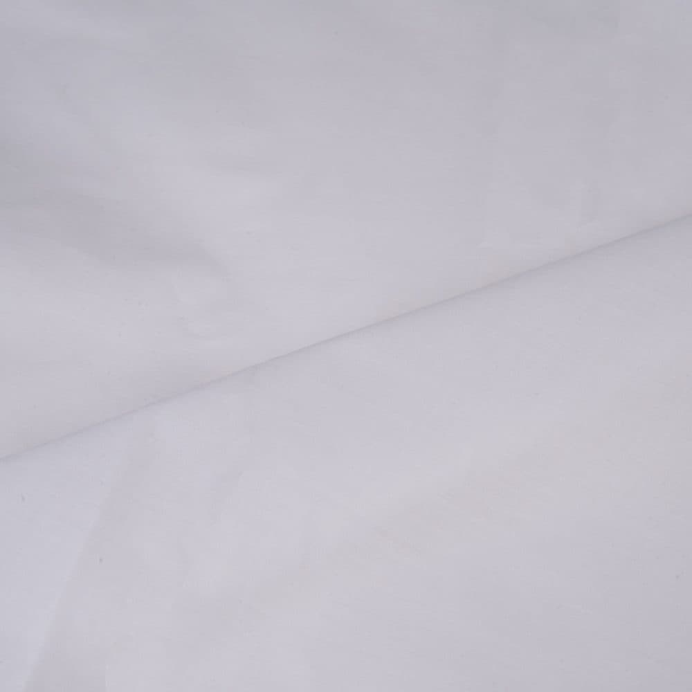 White Cotton 64 GSM Handwoven Fabric - Bleached White & Dyeable
