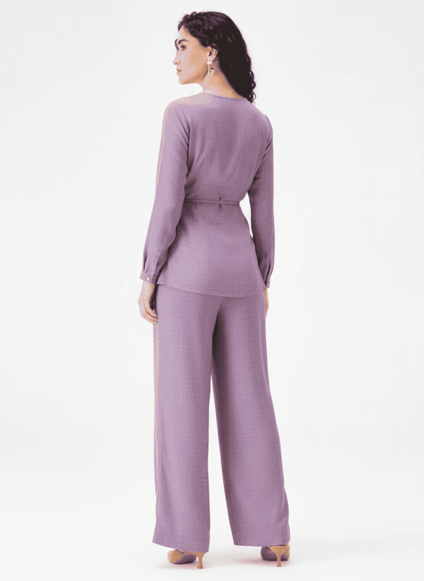 Full Sleeves Asymmetric Co-ord Set
