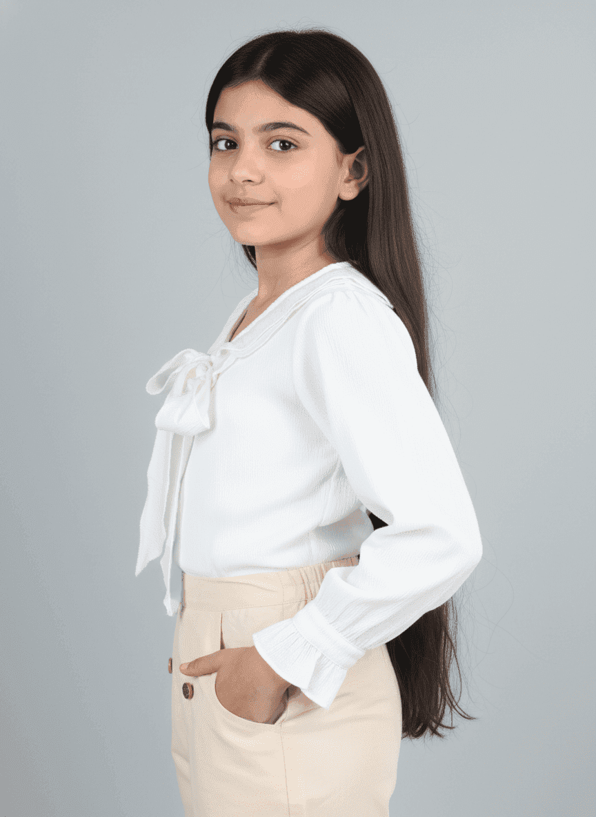Sailor Girl Neck Tie Top