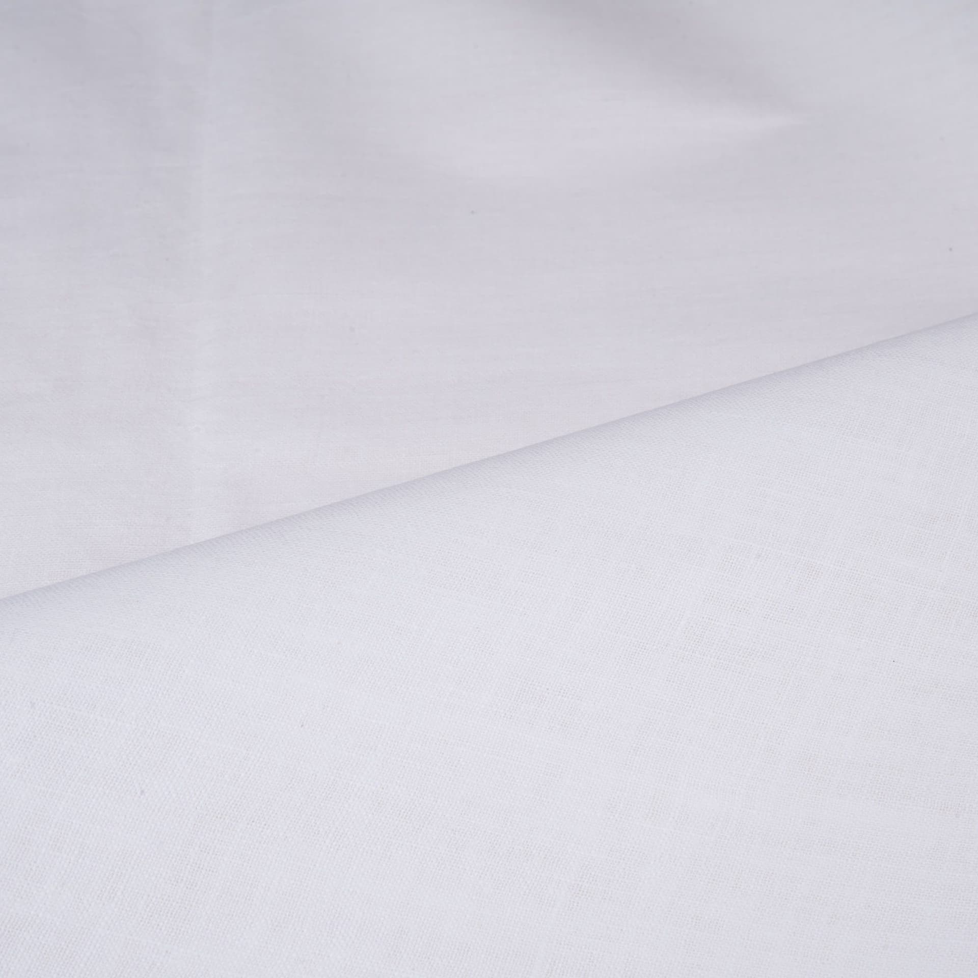 WHITE HANDSPUN & HANDWOVEN 142 gsm KHADI FABRIC - BLEACHED & DYEABLE