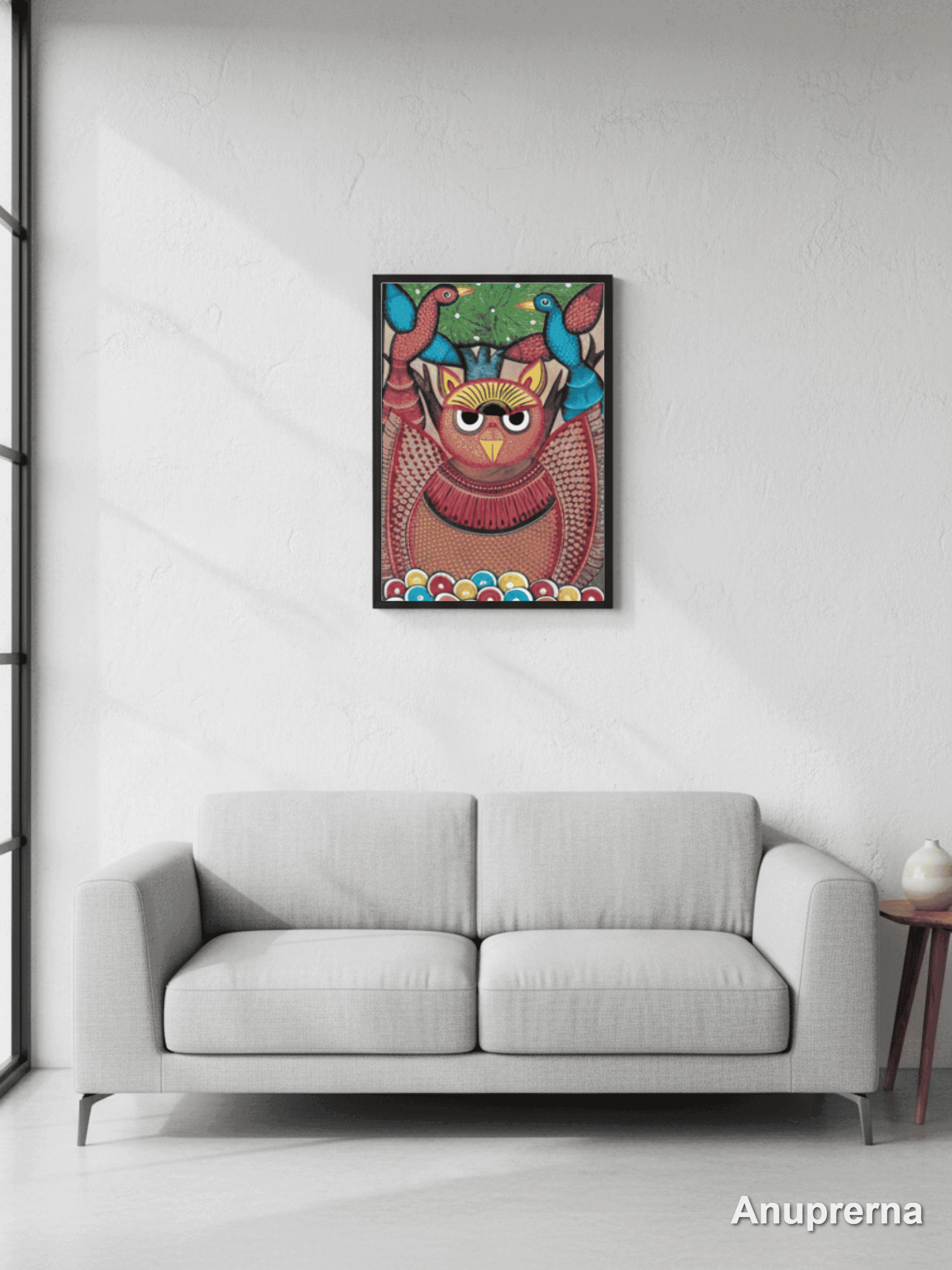 Birds in the Forest Pattachitra Wall Art Decor