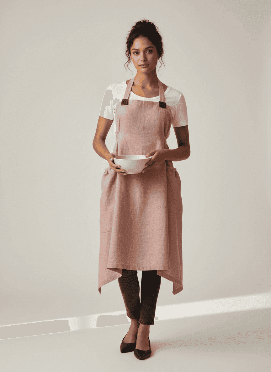 Side Gathered Apron