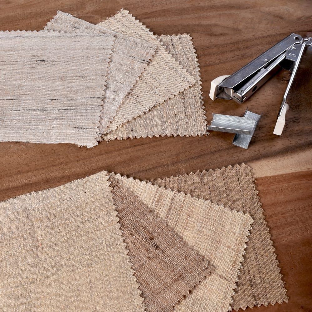 Indian Peace Silk Fabric Swatches - Matka, Ketya (4 *4 Inch, 40 GSM - 180 GSM, Up to 60 Swatches)