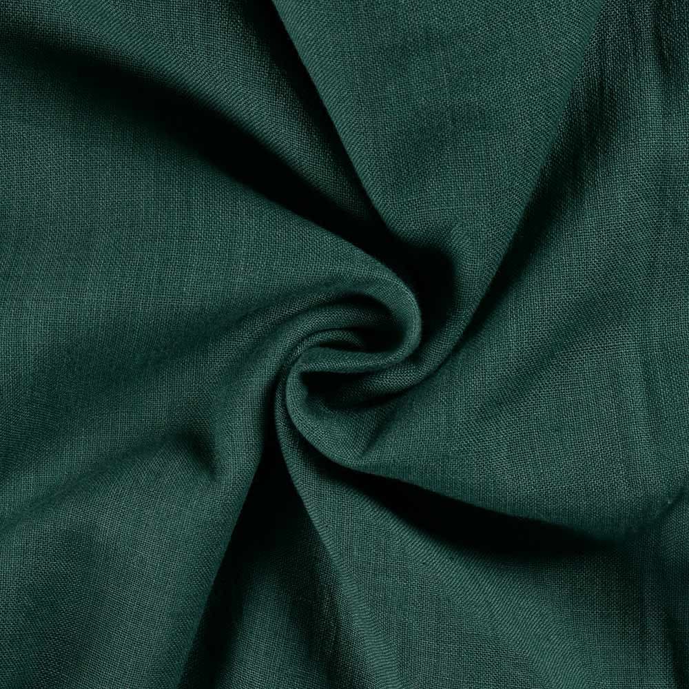 Chambray Dark Green Khadi Cotton 105 GSM Handwoven Fabric 11