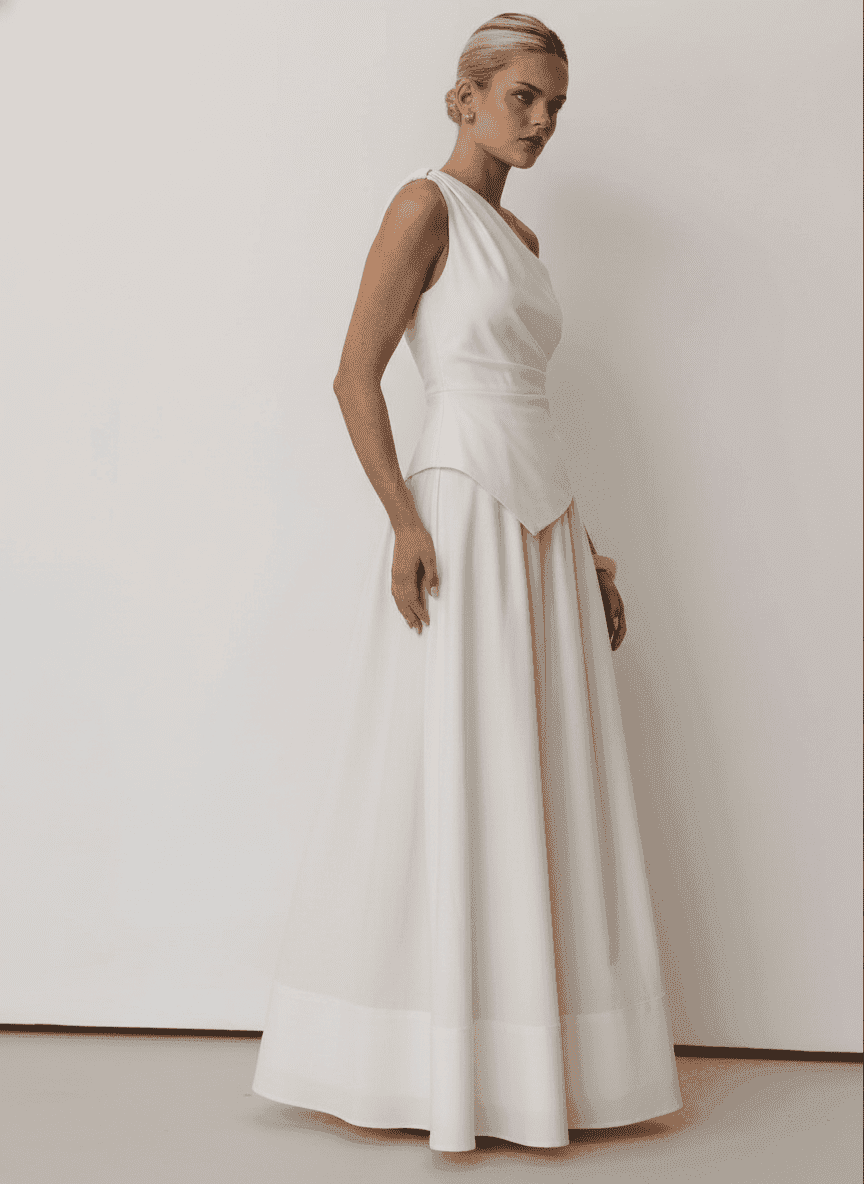 One Shoulder Top & Maxi Skirt Co-ord Set
