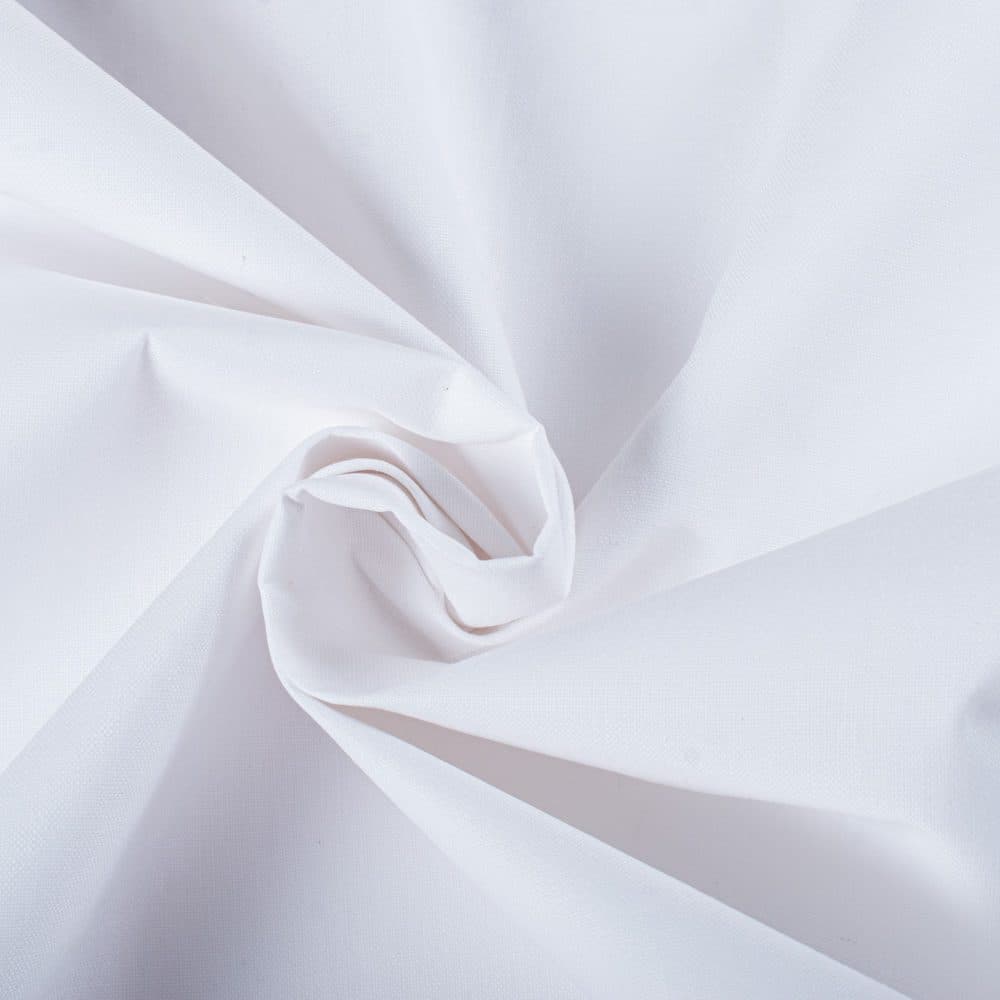 Plain White Pure Cotton 165 GSM Handwoven Fabric