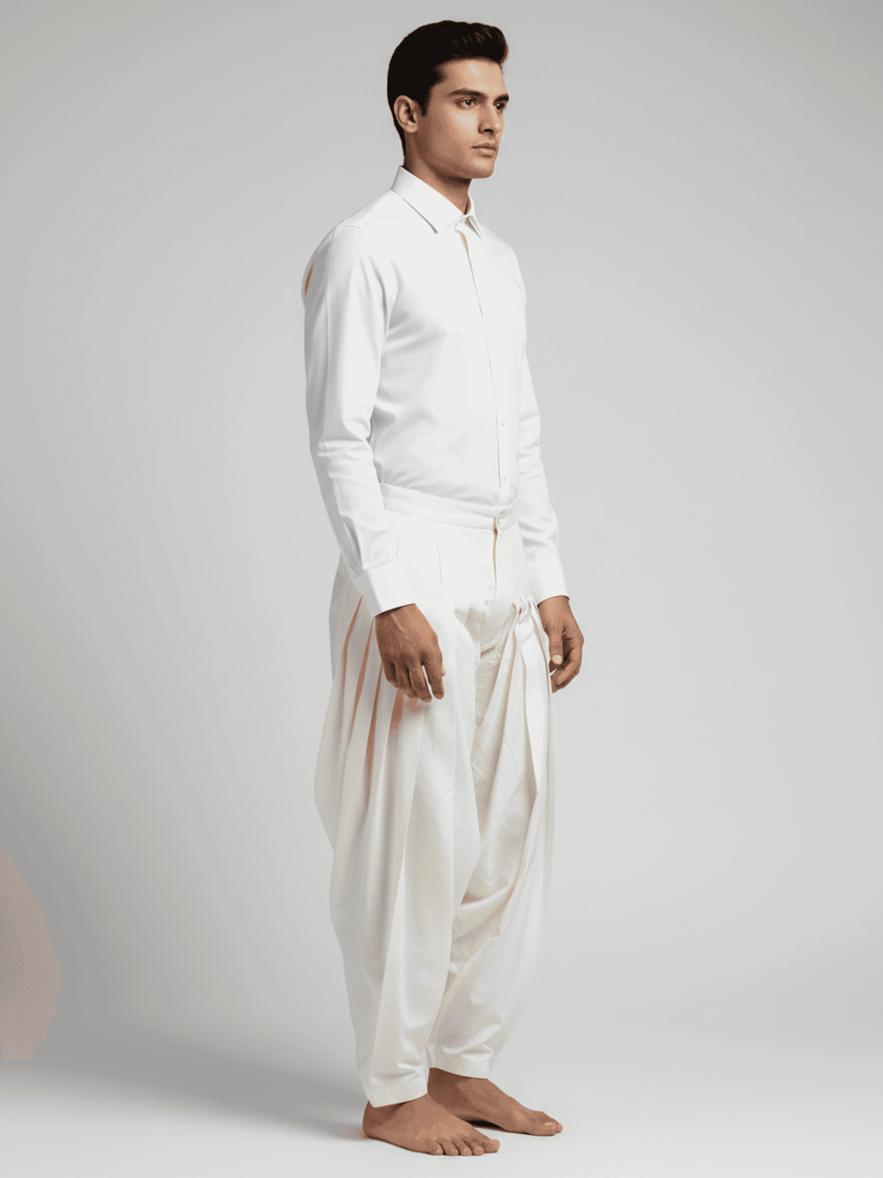 Men's Pleated Salwar Pants