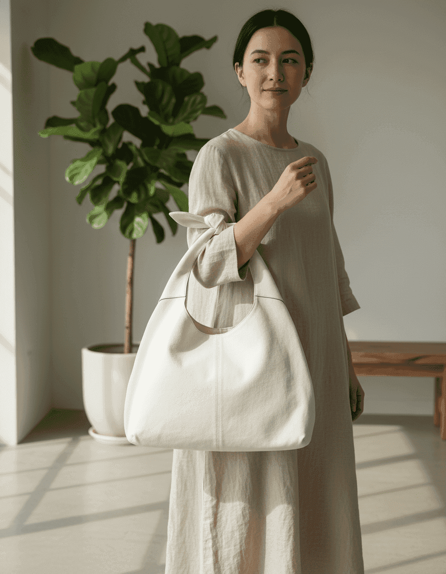 Tie Up Tote Bag