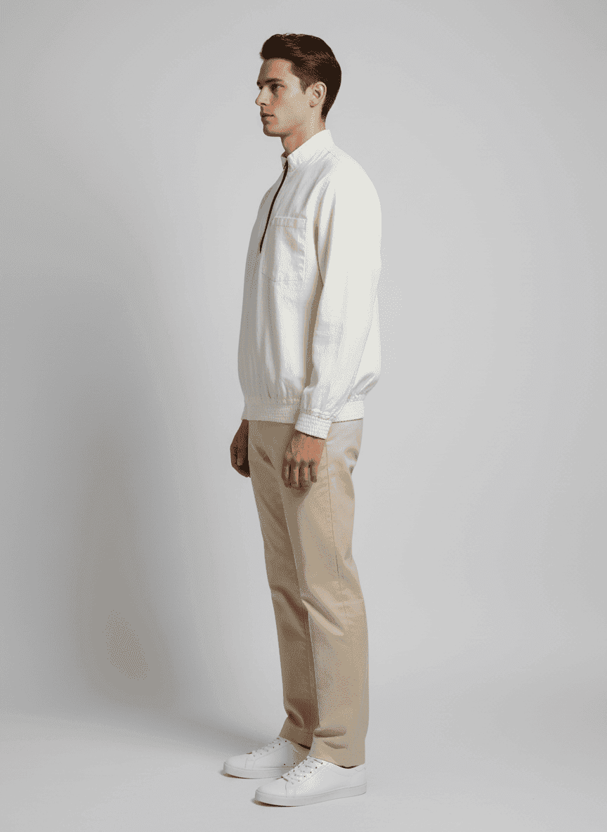 Pop Over Zip-Funnel Neck-Jumper Jacket