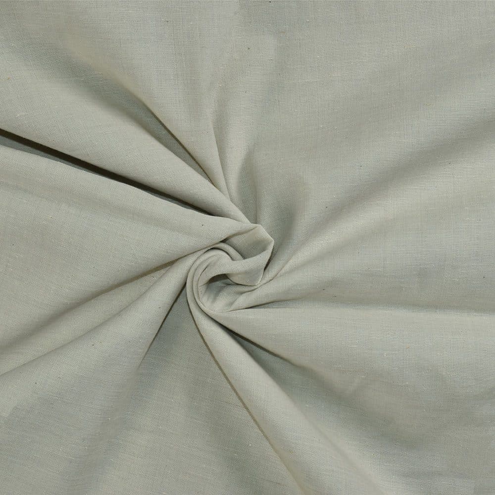 Chambray Grey Khadi Cotton 62 GSM Handwoven Fabric