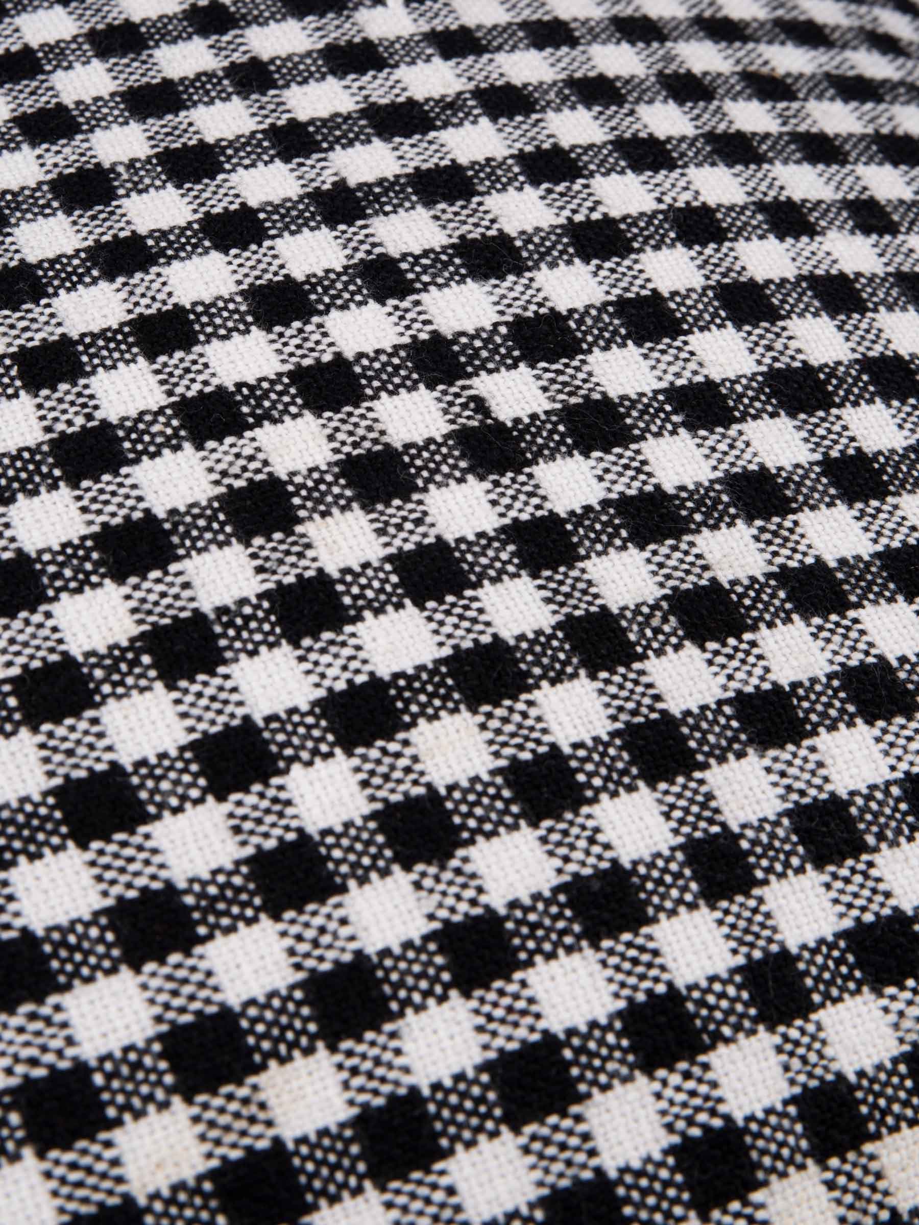 Gingham Check Square Cushion Cover 