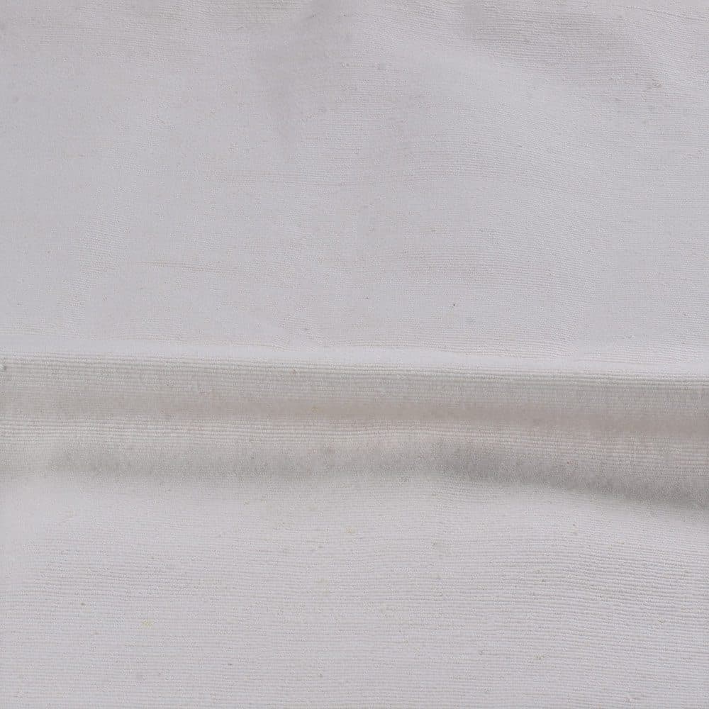 Plain White Hemp & Cotton 360 GSM Handwoven Fabric